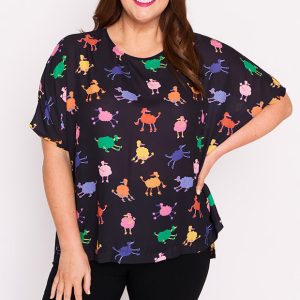 Serena Poodles Top