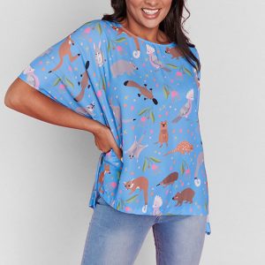 Serena Sweet Aussie Animals Top
