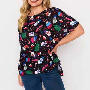 Serena Jolly Christmas Top