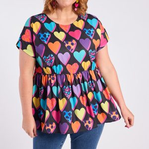 Inky Hearts Top