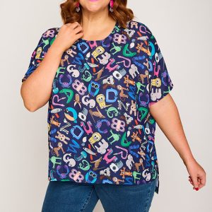 Serena Alpha Animals Top