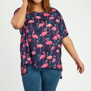 Serena OG Flamingo Top