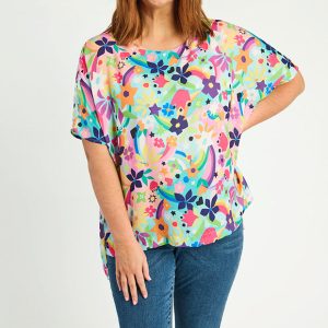 Serena Rainbow Bright Top