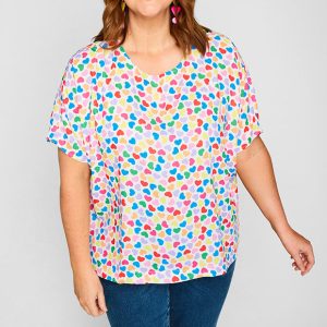 Serena Love Candy White Top