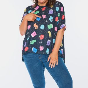 Serena Bookworm Black Top