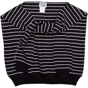 Midnight Stripes 17" X 41" Faux Sweater Scarf