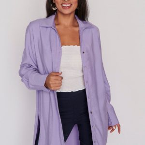 Darcy Purple Long Shirt
