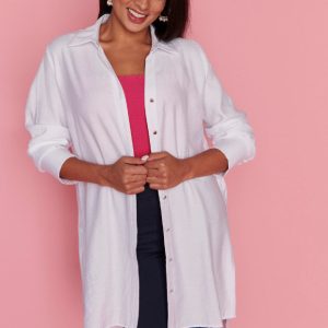 Darcy White Long Shirt