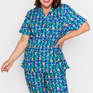 Meredith Eucalyptus Buds Scrub Top