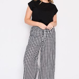 Beyond Black Gingham Pant