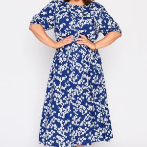 Bronwyn Blue Petal Whimsy Dress