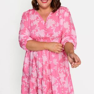 Amy Pink Ivy Dress
