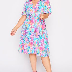 Jaz Rainbow Bloom Dress