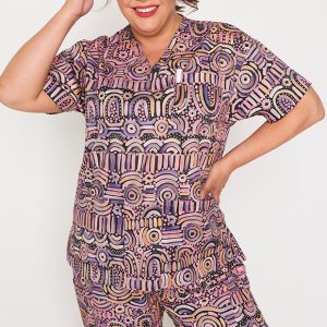 Meredith Maramayart Scrub Top
