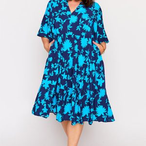 Chrissie Blue Ivy Dress