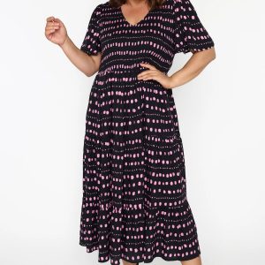 Lynette Black Sugar Plum Dress