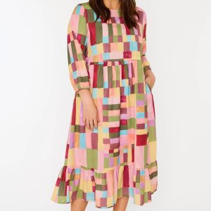 React Block Party Dress
