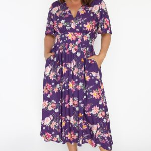 Eloise Butterfly Kisses Plum Dress