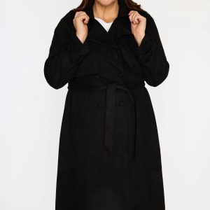 Carmen Black Trenchcoat