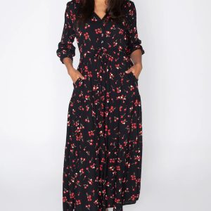 Adeline Cherry Hearts Dress