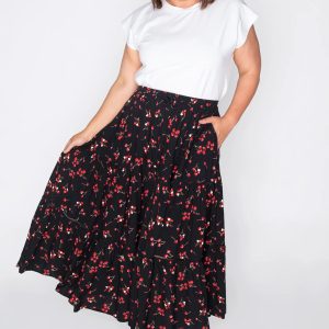 Alexandra Cherry Hearts Skirt
