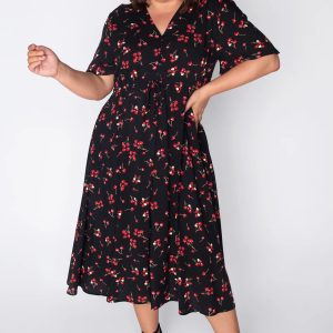 Michelle Cherry Hearts Dress