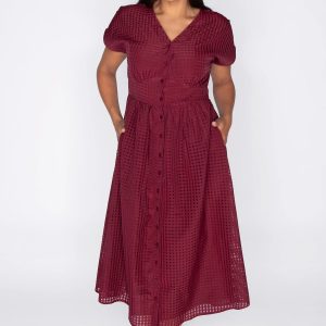 Ryder Burgundy Dress