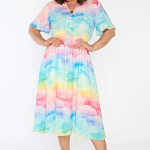Marley Rainbow Clouds Dress